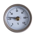 thumbnail image 1 of Sywqhk Termómetro de tubería Medidor de temperatura con resorte con clip 0-120 ℃ 63 mm Dial Dia Sywqhk Para estrenar, 1 of 7