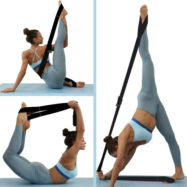 Yoga Stretching Leg Strap Yoga Tension Band Training Splits Stretch Cross  Fork Dance Gymnastic Elastic Band