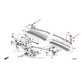 thumbnail image 4 of Wiper Arm Cover, Precise Fit 76601 SNA A01 Left Right Protective 1 Pair Easy Installation  for  2006 To 2011 4 Door Models, 4 of 7