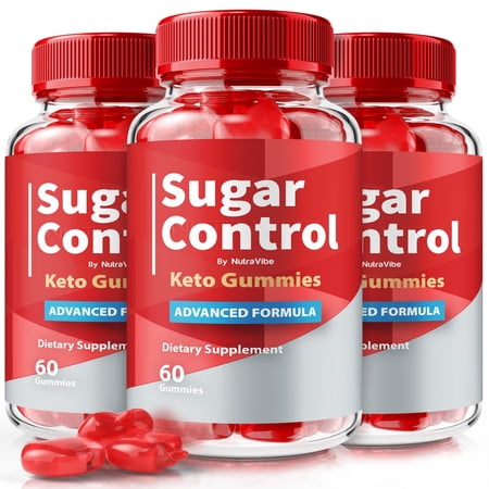 (3 Pack) Sugar Control – Original Formula with a Clean Blend to Support Healthy Circulation, Natural Energy & Balanced Levels | Just 2 Easy-to-Chew Gummies Daily (180 Gummies)
