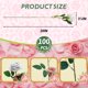 thumbnail image 2 of Flores Artificiales Jefuzh 100 PCS Rosas de Seda Blancas al Por Mayor, 2 of 7