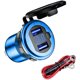 thumbnail image 1 of Cargador USB QC3.0 ZHAOCHENG impermeable para coche de motocicleta 12/24 V con voltímetro LED, 1 of 5