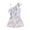 Pink, variant on Toddler Baby Girl Romper Summer Sleeveless Prints Casual One Shoulder Sling Jumpsuit Clothes Size 6-7T