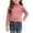 Hot Pink, variant on SHTXOZHI Girls Turtleneck Base Layer Solid Color Long Sleeve Basic Tops Fall Winter Casual Layering Tee Shirts