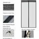 thumbnail image 2 of Magnetic Screen Door 140x220cm, Fiberglass Screen Door, Anti-Fly Curtains for Door Automatic Closing Ultra Fine Mesh without Drilling (Black),, 2 of 5