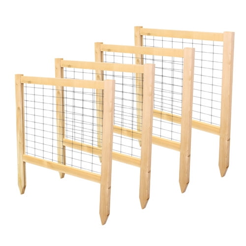 Greenes Fence 23.5 in. x 21.5 in. Critter Guard Garden Fence (Set of 4) by Greenes Fence