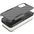 thumbnail image 6 of Designed for Samsung Galaxy A15 5G Hybrid lined shockproof dual layer Rugged 2in1 Hard PC & Silicone TPU Non Slip Textured Tough Phone Case Cover [Gray], 6 of 12