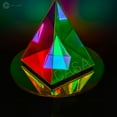 thumbnail image 1 of Infinity Pyramid - Infinite Modern Lighting. Multicolor Acrylic Reflective Finish, Table Lamp., 1 of 8