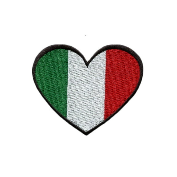 Ysmzzmsy 1 PCS Flag Patches Iron On or Sew On Embroidered Tactical Military National Italy Patch