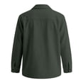 thumbnail image 5 of Unir Women’s Casual Solid Corduroy Collared Button Down Shacket Jacket, Long Sleeve Pocket Relaxed Fit Lightweight Outerwear For Fall Winter Daily Wear Size S-XXL Plus Size Friendly, 5 of 5