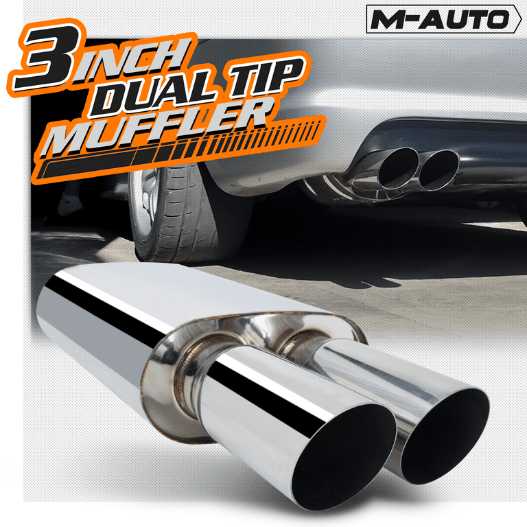 Twin exhaust muffler deals