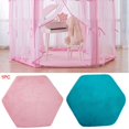thumbnail image 2 of Hexagon Tent Mat Kids Play Princess Rug Crawling Baby Cushion Game Blanket, 2 of 5