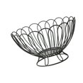 thumbnail image 2 of Tongina Fruit Basket Fruit Serving Basket Round Snack Holder for Bread Fruit Veggies Medium Black, 2 of 8