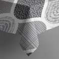 thumbnail image 5 of Black and White Geometric Quatrefoil Pattern Square Tablecloth,Waterproof Square Table Cover,Wipeable Spillproof Washable Table Cover for Home Kitchen Party Decor 60"x60"(152x152cm), 5 of 6
