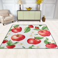 thumbnail image 2 of Yayeee Area Rugs for Living Room 5.2'x4' Non Slip Washable Bedroom Floor Carpet, White Apple Pattern, 2 of 5