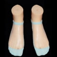 thumbnail image 3 of PVC Mannequin Adult Feet Ankle Bracelet Foot Left and Jewelry PVC Ankle Chain Right for Toe Rings Normal, 3 of 8