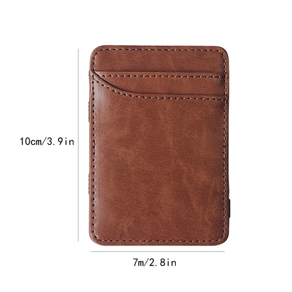 Women's Genuine Leather Wallet Slim RFID Blocking with 8 Card Slots & Coin Pocket Double Fold Cash Clip Credit Card Holder for Everyday Compact Purse Organizer