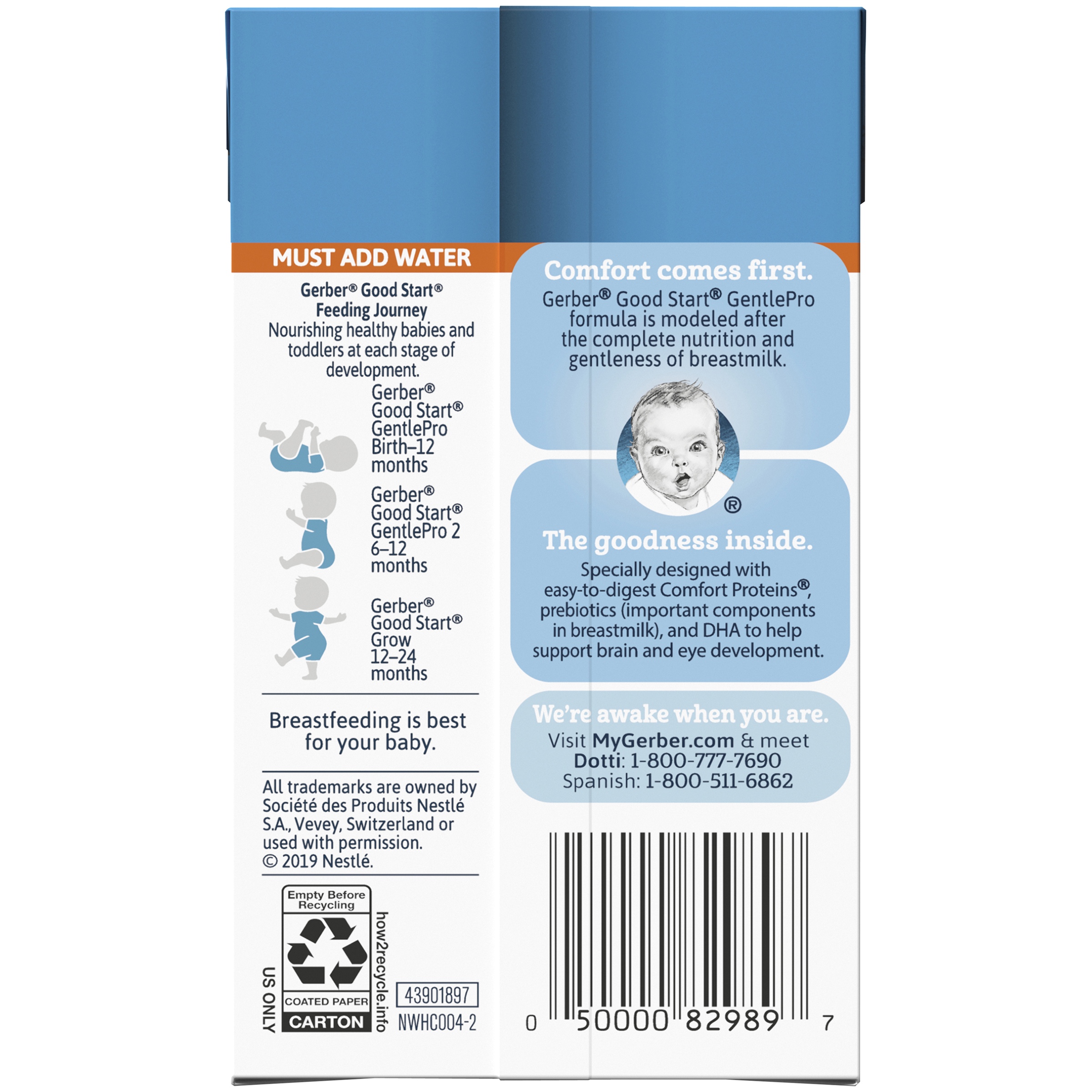 Gerber Good Start GentlePro Concentrate Infant Formula, 8.1 fl. oz