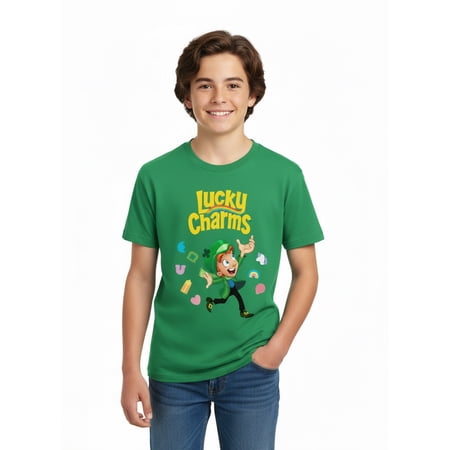 St. Patrick’s Day Boys' & Big Boys' Lucky Charms Graphic Tee, Sizes 4-18