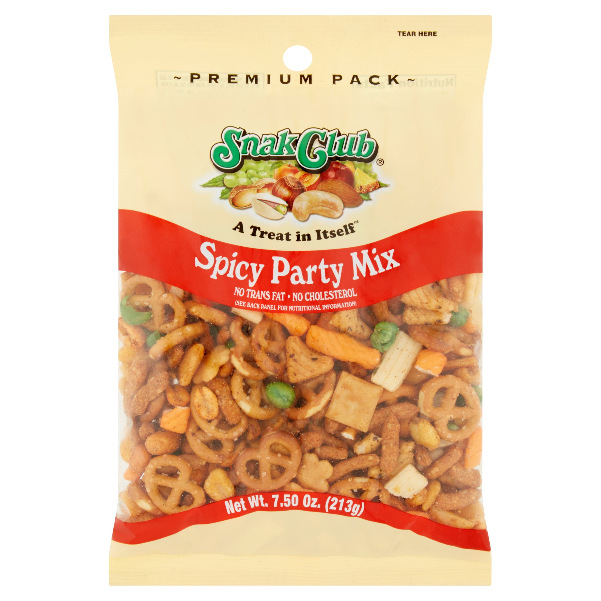 Snak Club Spicy Party Mix Premium Pack, 7.50 oz by Snak Club Inc.