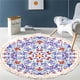thumbnail image 4 of Cateissary Alfombra Redonda De Tacto Suave Para Dormitorio Alfombra De Piso Minimalista Y Limpia MÁQUINA Suministros de limpieza para el hogar, 4 of 6