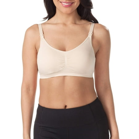 Loving Moments By Leading Lady Maternity Seamless Nursing Bra With Removable Pads, Style