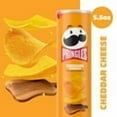 thumbnail image 3 of Pringles Cheddar Cheese Potato Crisps Chips, Lunch Snacks, 5.5 oz Canister, 3 of 5