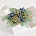 thumbnail image 3 of Hadanceo Artificial Flower Long-lasting Simulation Berry Fade-resistant Artificial Blueberry for Wedding Home Decor, 3 of 8