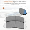 thumbnail image 5 of Premium Ceramic Disc Rear Brake Pads for 2011-2015Sonata,2013-2016 Elantra GT,2012-2017 Azera,2012-2016 Veloster,2011-2016Optima,2014-2016 Forte5,2014-2017 Cadenza,2014-2016 Forte, 5 of 8