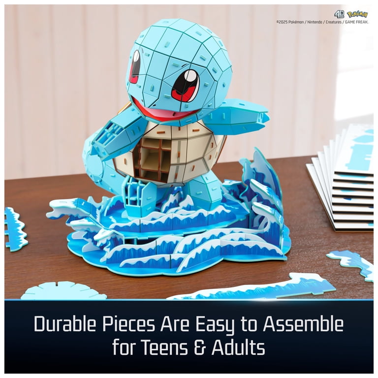 4D Build Pokemon Squirtle 3D Model Kit, 180 Pieces photo 4