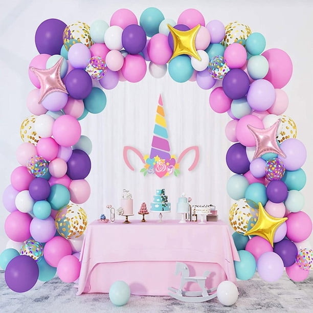 Kit de guirnaldas con forma de arco con forma de globo para felicitación de cumpleaños