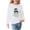 White, variant on GPAECEAD Toddler Kids Girls Boys Long Sleeve Cute T Shirt Tops Christmas Cotton Tops Pullovers Fall Casual Tops Beige