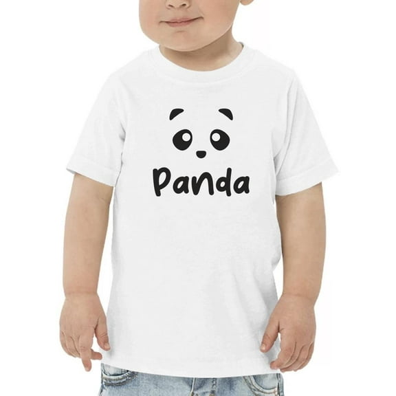 Panda Outline T-Shirt Toddler -Image by Shutterstock, 4 Toddler