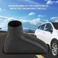 thumbnail image 2 of fafa-Universal Cold Air Intake,Car Air Duct Front Bumper Cooling Air Intake Pipe Hose ABS Universal for Replacement, 2 of 4