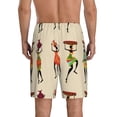 thumbnail image 3 of Easygdp African Women Men's Short Pajama Pants, Sleep Shorts, Household Pants, Casual Pants with Pockets - 3X-Large, 3 of 9