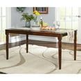 thumbnail image 2 of TMS Albury Turned Leg Dining Table, Black Finish, 2 of 5