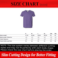 thumbnail image 2 of Gildan Men’s V-Neck Short Sleeves T Shirt 6 Pack Softstyle Heather Purple Tee - XL, 2 of 5