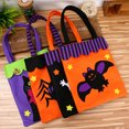 thumbnail image 3 of Bolsa de dulces de Halloween Paquete multiusos Bolsas Suministros para fiestas en el hogar Accesorios DIY Pequeños regalos Bolsas de embalaje Kits de decoración para fiestas araña naranja Bearachild HA068066-02, 3 of 6