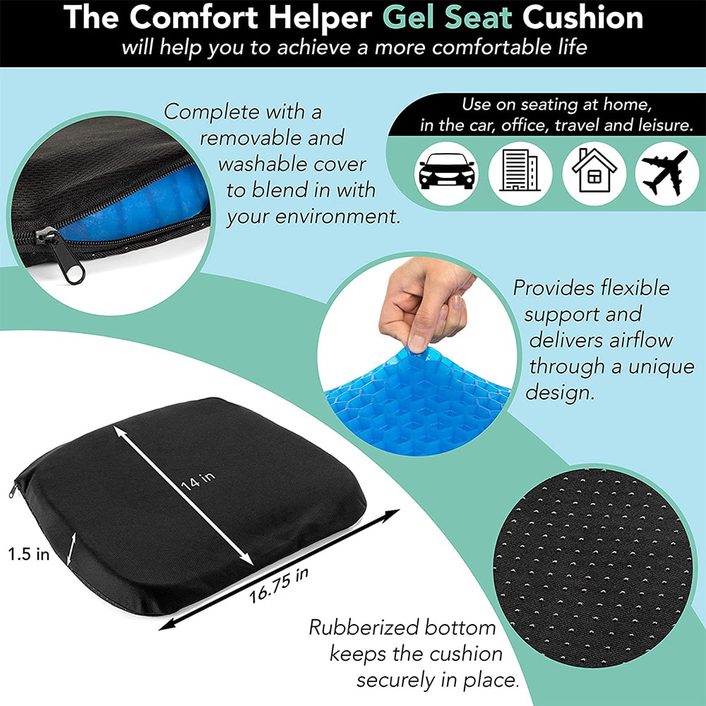 HealthSmart - Gel/Foam Flotation Seat Cushion