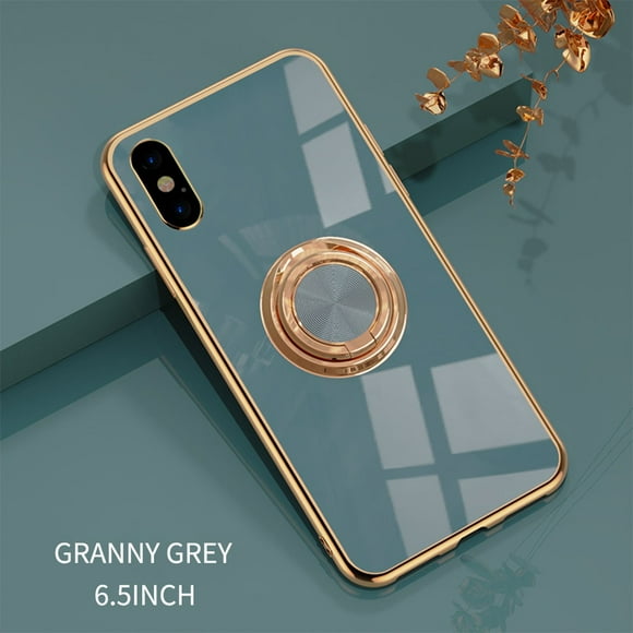EGNMCR For IphoneXS MAX Case Plating Accurate Phone Hole Protection Case Mobile phone ca se