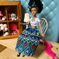 thumbnail image 3 of 12-Inch African Dolls with Long Hair, Joint Mobility, Removable Washable Clothing, Fashion Doll Toys for Girls, Perfect Birthday Christmas Gifts for Kids, 3 of 7
