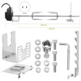 thumbnail image 2 of Rotisserie Grill Kit Universal Grill with 71.12 cm Spray Rod Complete Bracket and Universal Grill Fixing Screws-US Plug, 2 of 7