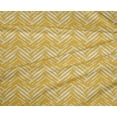 thumbnail image 4 of oneOone Polyester Lycra Yellow Fabric Dot & Waves Abstract Craft Projects Decor Fabric Printed By The Yard 56 Inch Wide, 4 of 4