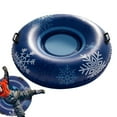 thumbnail image 1 of Hearth & Gear Inflatable Sled 43 Inch Heavy Duty Winter With Thick Bottom Double Handles Suitable For Outdoor Activities For Children And Adults Blue, 1 of 6