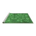 thumbnail image 2 of Ahgly Company Machine Washable Indoor Rectangle Oriental Emerald Green Industrial Area Rugs, 5' x 7', 2 of 4