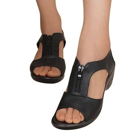 

sandals cowhide woven sole platform wedge resort sandals thick soled wedges casual shoes