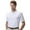 White, variant on Monterey Club Men's Diamond Stencil Emboss Solid Golf Polo Shirt #1208