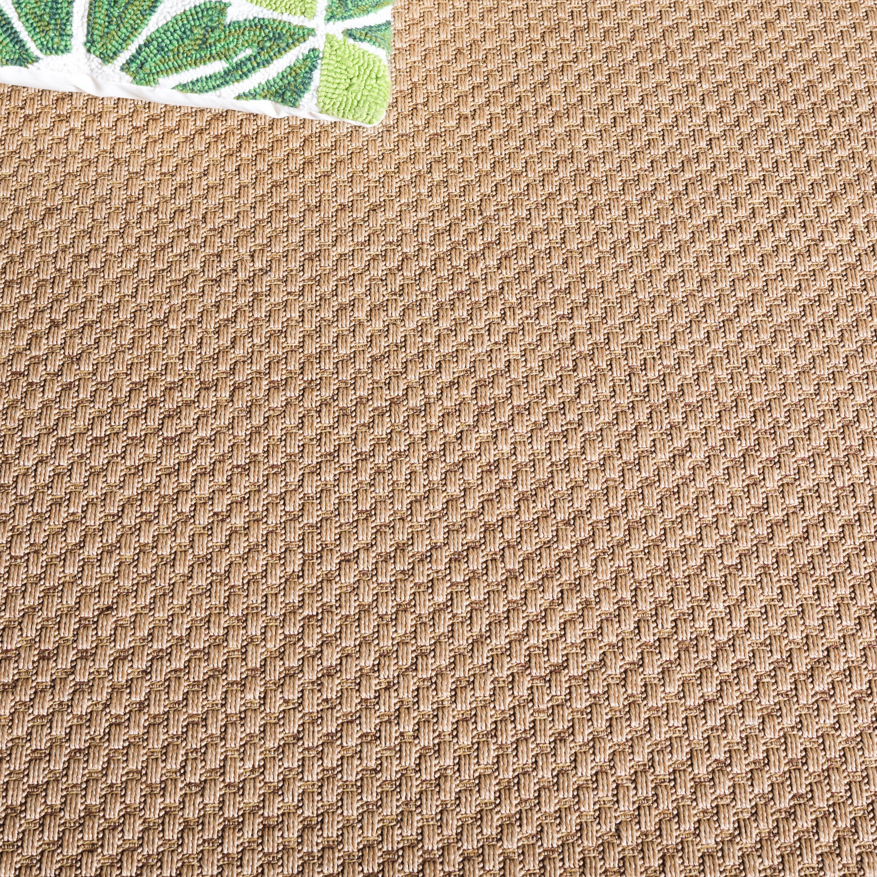 SAFAVIEH Atrium Sisal Christy Solid Indoor/Outdoor Area Rug, Beige, 9' x 12'