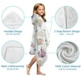 thumbnail image 7 of White Fairy Castle Pattern Hooded Bath Towel，50"x30" for Ages 3 To 12 Kids, Quick Dry Lightweight Soft Microfiber Hood Beach Towel Cover Up for Kids, 7 of 7