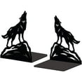 thumbnail image 1 of Sujetalibros metálicos para estanterías, modernos, decorativos, resistentes, para libros de estudio., 1 of 9